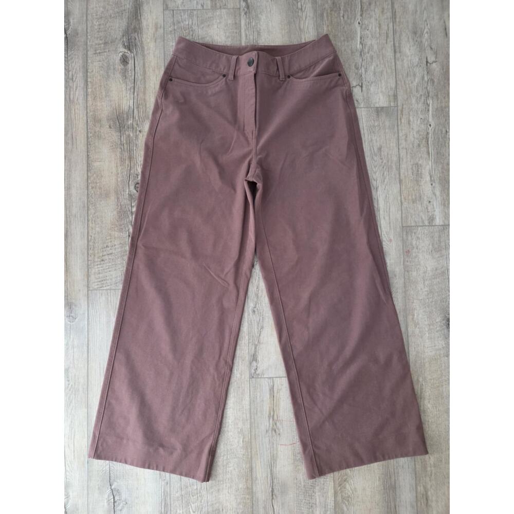 Lululemon City Sleek 5‎ Pocket Wide-Leg Pant Warpstreme 7/8 length Size 29